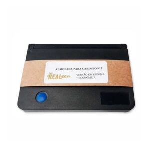 Almofada para Carimbo de madeira Real Pen nº 3 – Azul – 7x11cm