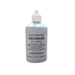 Tinta de Secagem Rápida Geomark Branca – 100ml