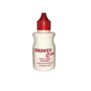 Tinta para almofada de Carimbo Printycar Vermelha – 40ml