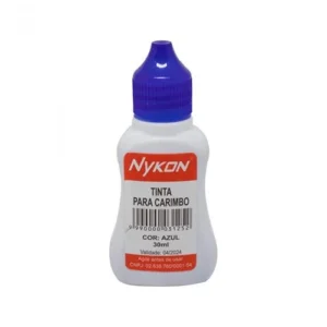 Tinta para Carimbo Automático Nykon Azul – 30ml